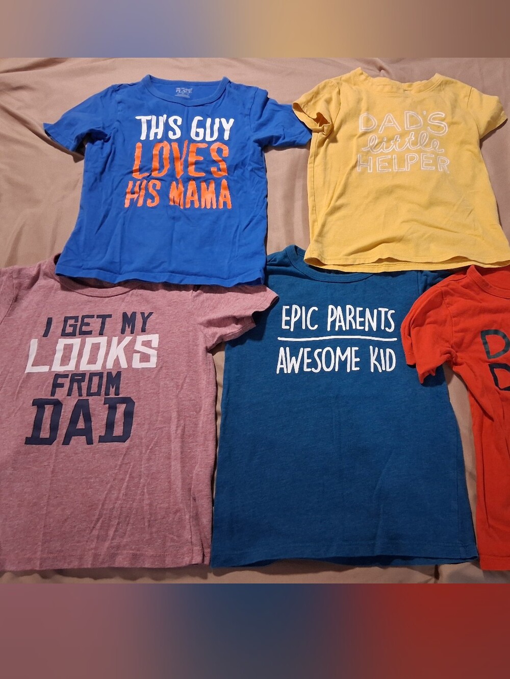 The Childrens Place Cat & Jack Boys Kids Short Sleeve Tee Shirt Graphic Tops 5T